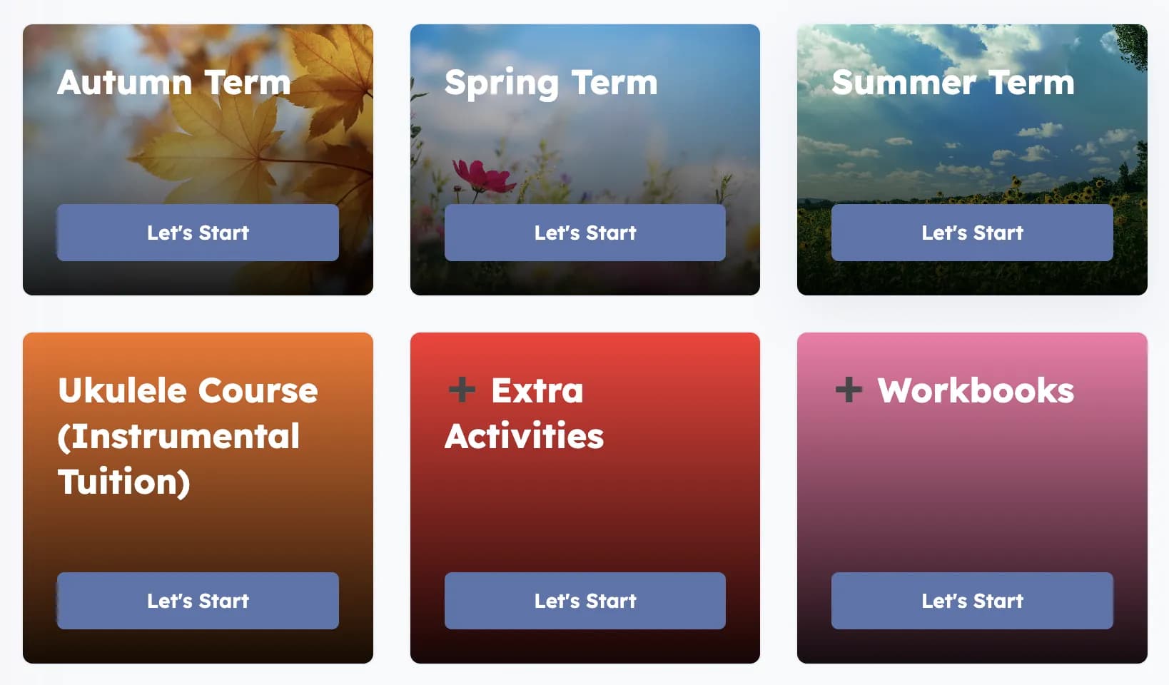 Year 4 I Love You So Rock and Roll long-term curriculum tiles