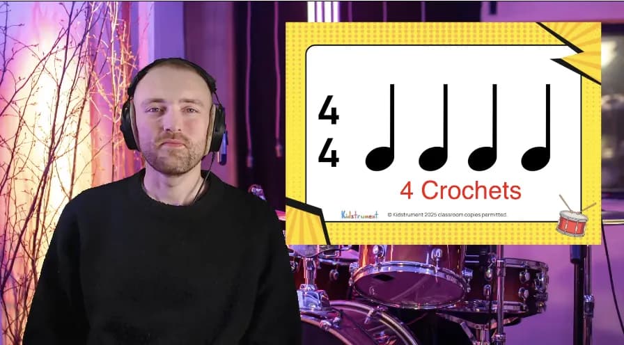 Year 6 rhythm notation intervals scales and ledger line activities