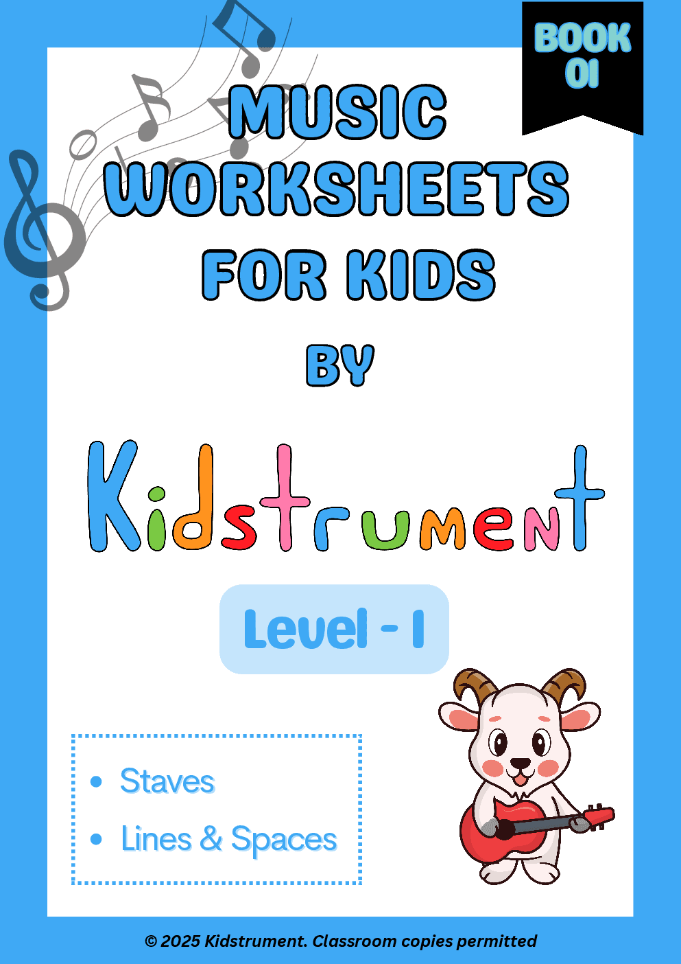 Level 1 Book 1: Staves, Lines & Spaces activity thumbnail
