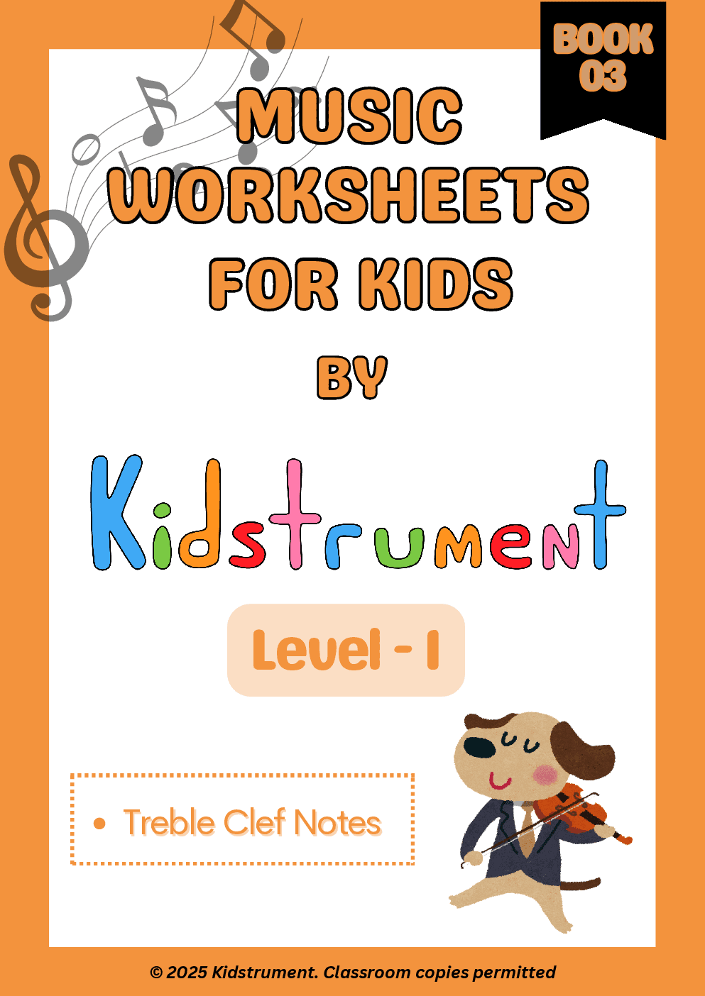 Level 1 Book 3: Treble Clef Notes activity thumbnail
