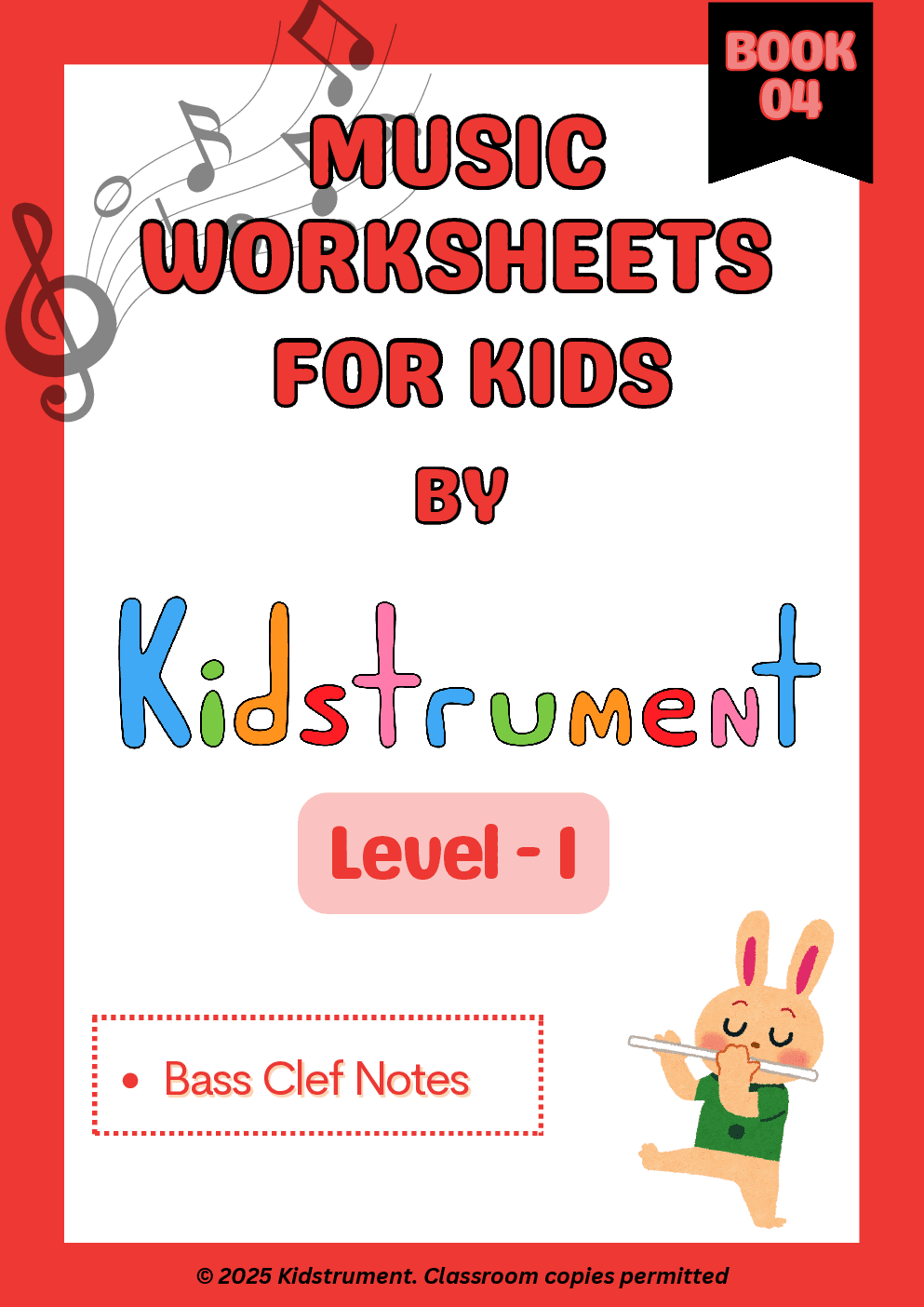 Level 1 Book 4: Bass Clef Notes activity thumbnail