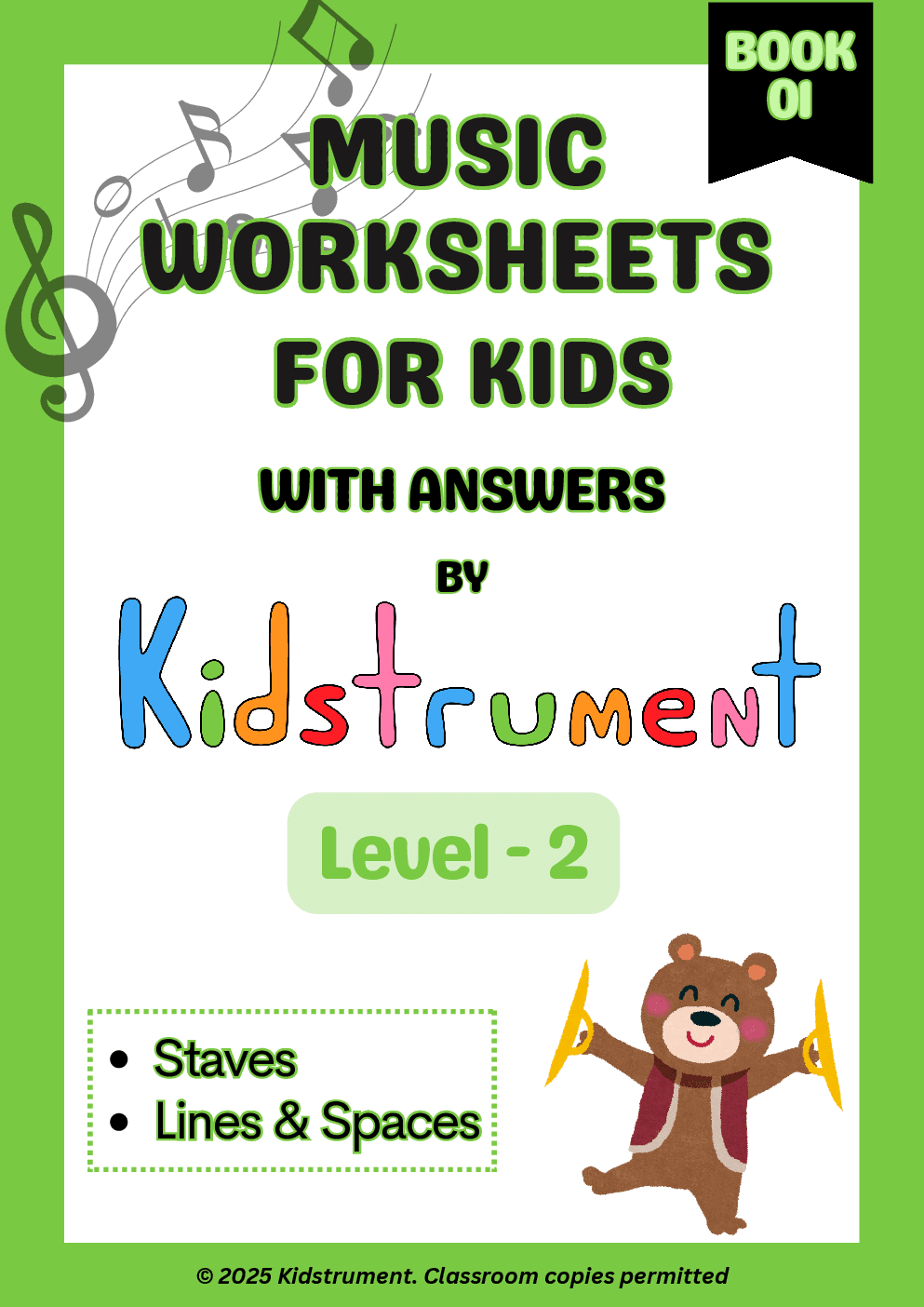 Level 2 Book 1: Staves, Lines & Spaces activity thumbnail