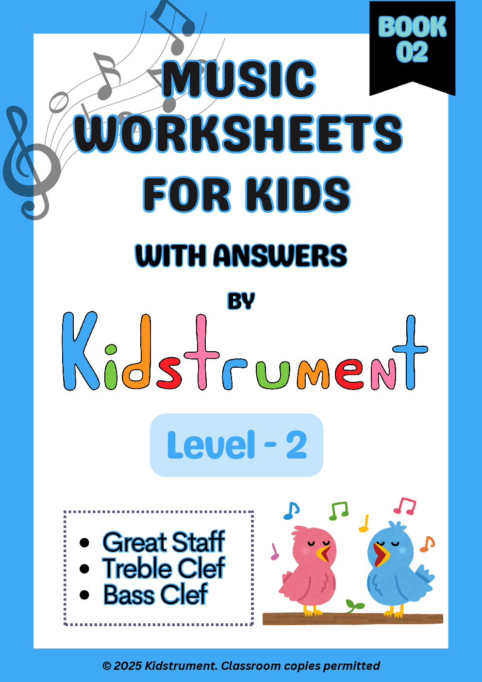 Level 2 Book 2: Treble & Bass Clef activity thumbnail